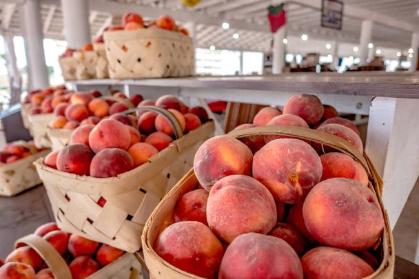 Frutas y hortalizas orgánicas frescas en el mercado de agricultores - Foto, imagen