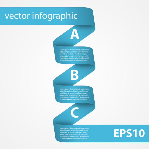 Abstract infographic. Design elements. Vector illustration. - Vektör, Görsel