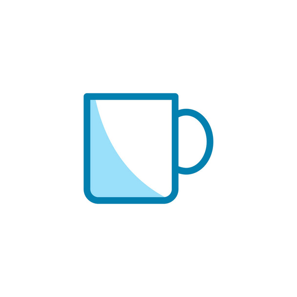 Illustration Vector graphic of cup icon. Fit for drink, coffee, espresso, tea etc. - Vector, Image
