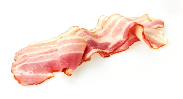 Bacon di maiale affettato fresco
 - Foto, immagini