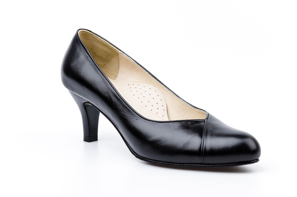 Chaussure en cuir noir
 - Photo, image