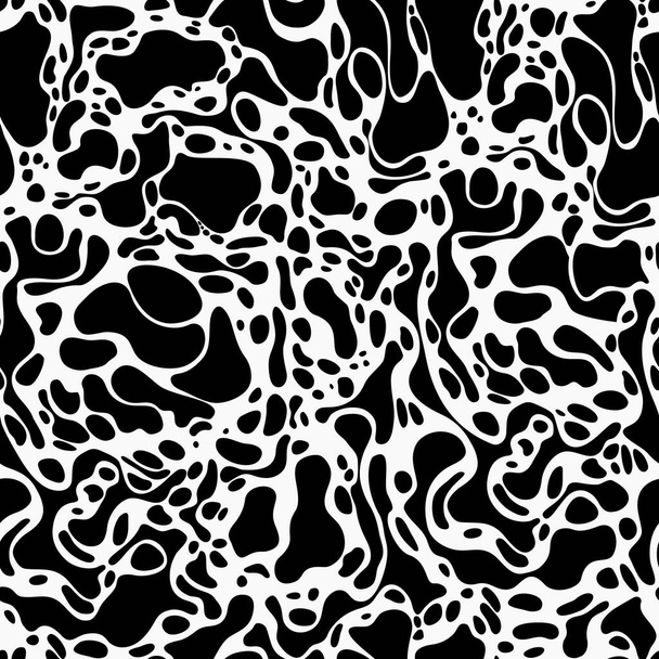 Seamless pattern with abstract spots. Neurography - Vector illustration - Вектор, зображення