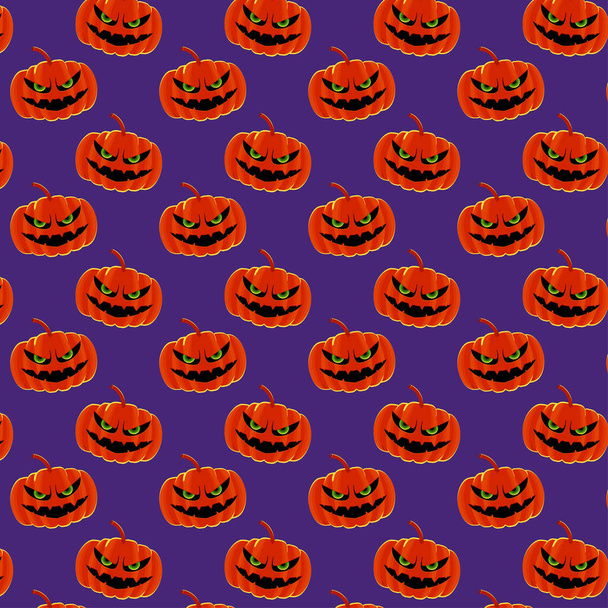 Ilustraciones del patrón de Halloween. Vector tema de fondo halloween. - Vector, Imagen