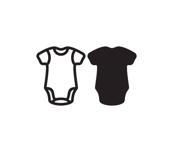 Illustrazione vettoriale delle tute per il corpo del bambino - Vettoriali, immagini