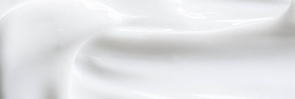 Pure white cream texture as background, hand wash creamy soap and organic cosmetic - Foto, Bild