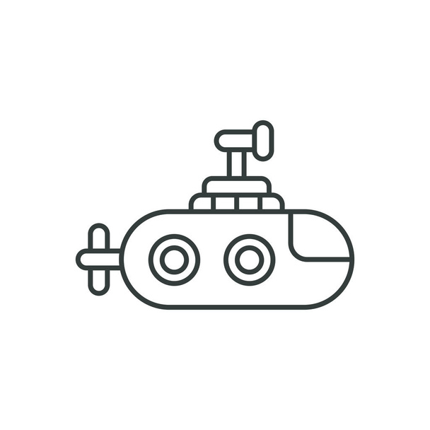 Mini icona sottomarino. Simbolo robotico moderno, semplice, vettore, icona per la progettazione di siti web, app mobile, ui. Illustrazione vettoriale - Vettoriali, immagini