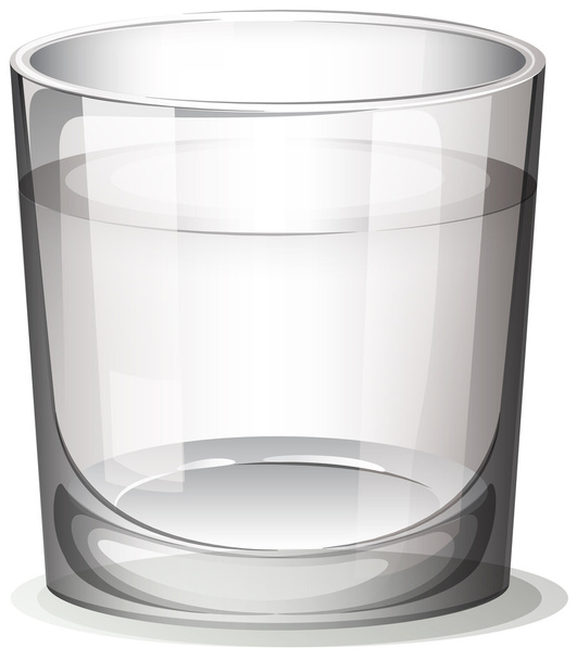 Un vidrio transparente
 - Vector, Imagen