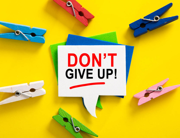 Don't give up - Do It, conceptual image in a motivational message. - Photo, Image