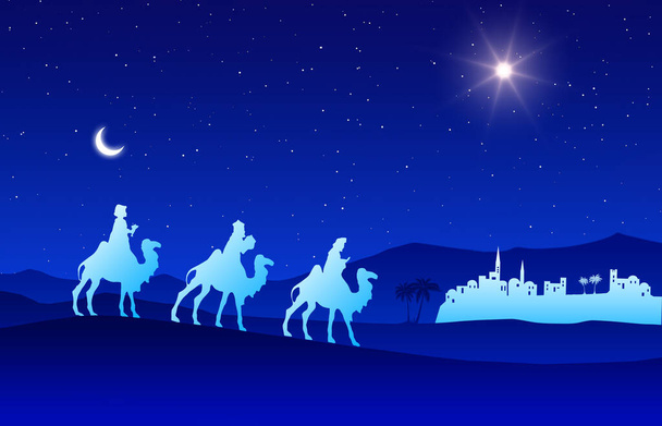 Голубой рождественский фон - Фото, изображение