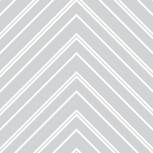 White Chevron diagonal striped seamless pattern background suitable for fashion textiles, graphics - Vector, Image