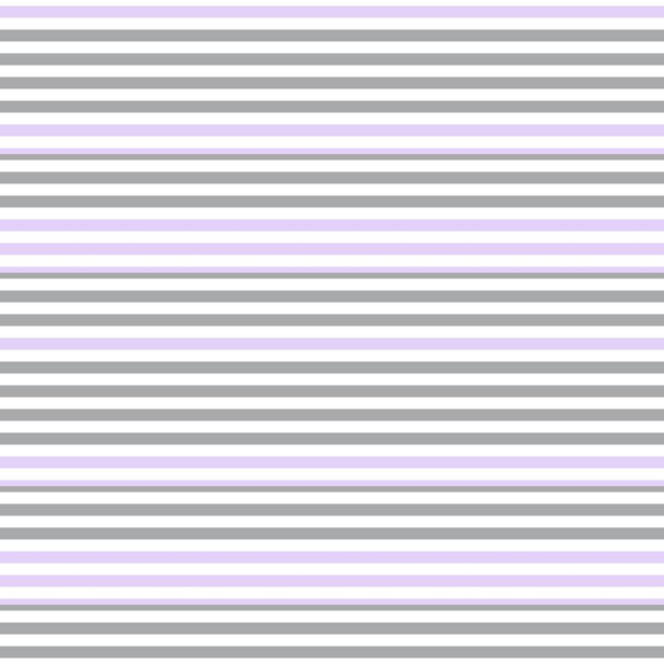 Purple Horizontaal gestreepte naadloze patroon achtergrond geschikt voor mode textiel, graphics - Vector, afbeelding