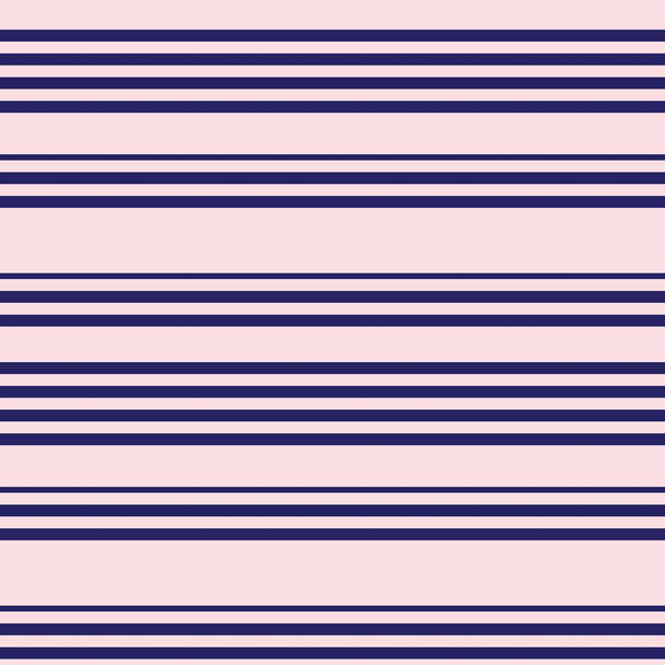 Rózsaszín és Navy Horizontális csíkos varrat nélküli minta háttér alkalmas divat textil, grafika - Vektor, kép