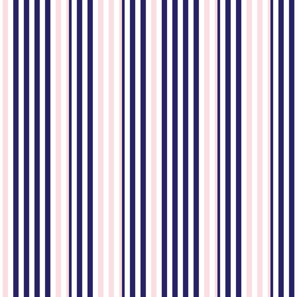Pink and Navy vertical striped seamless pattern background suitable for fashion textiles, graphics - Vector, Image
