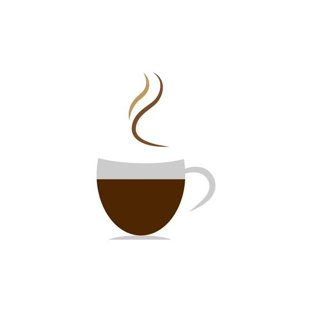 café logotipo estoque ilustração design - Vetor, Imagem