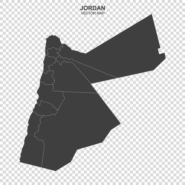 Map of jordan Free Stock Vectors