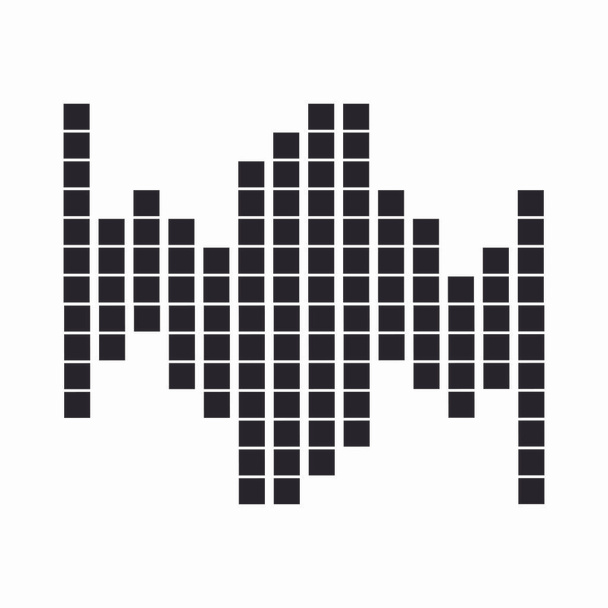 logo musicale onde sonore  - Vettoriali, immagini