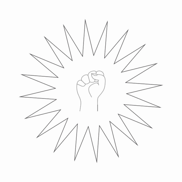  сильний логотип руки Векторні ілюстрації
 - Вектор, зображення