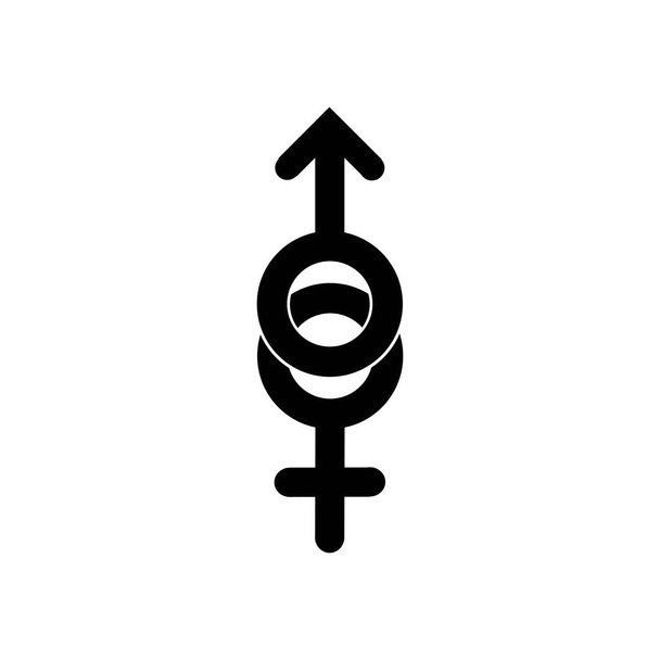 Gender logo vector icon template - Vector, Image
