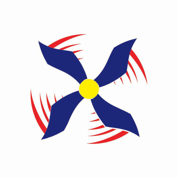 peropeler logó állomány illusztráció tervezés - Vektor, kép