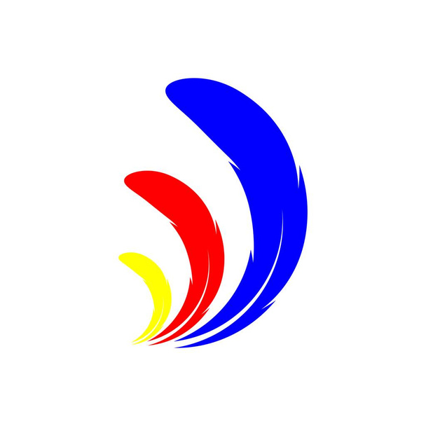 quill logó állomány illusztráció tervezés - Vektor, kép
