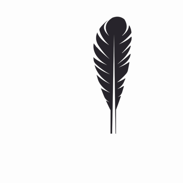quill logó állomány illusztráció tervezés - Vektor, kép