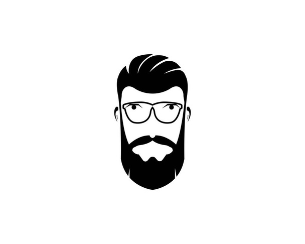 вінтажний перукарський магазин логотип векторний іконка шаблон
 - Вектор, зображення