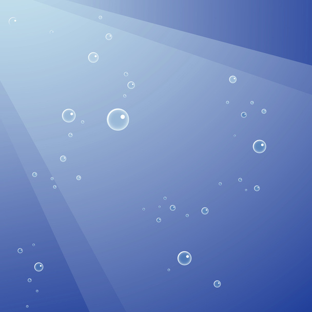 Víz alatti buborékok - Vektor, kép