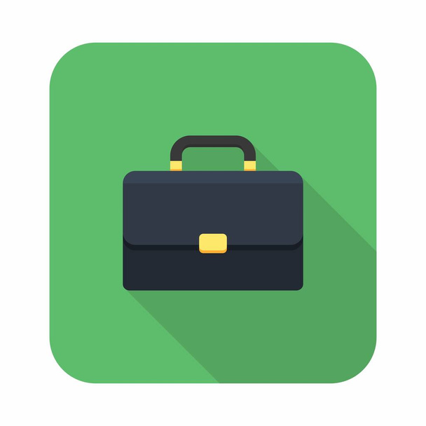Briefcase icon vector isolated. Flat style vector illustration. - Vector, Image