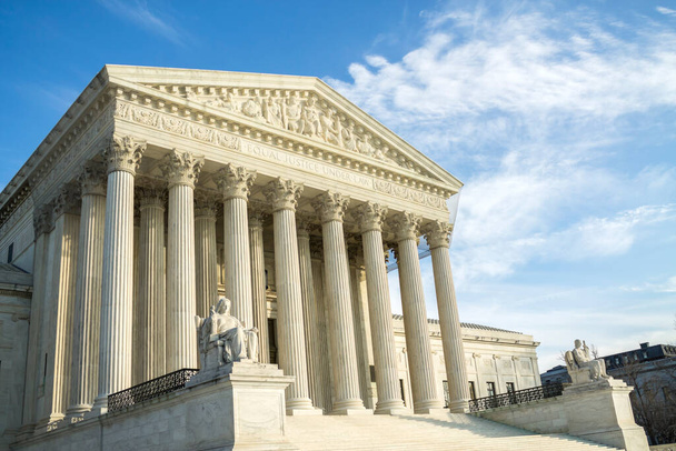 Gebäude des Obersten Gerichtshofs der Vereinigten Staaten in Washington DC, USA - Foto, Bild