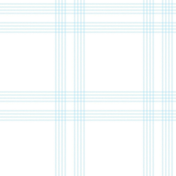 Sky Blue Glen Plaid teksturowany bezszwowy wzór nadaje się do tkanin i grafik mody - Wektor, obraz