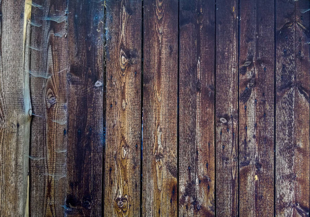 textuur van bruin hout plank muur. achtergrond van houten oppervlak - Foto, afbeelding