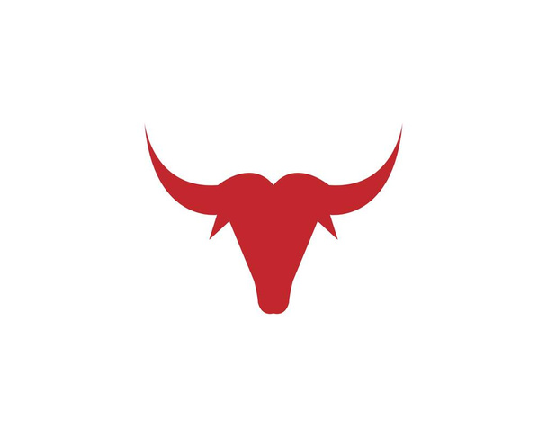 Red Bull Taurus Logo Template vetor ícone ilustração - Vetor, Imagem