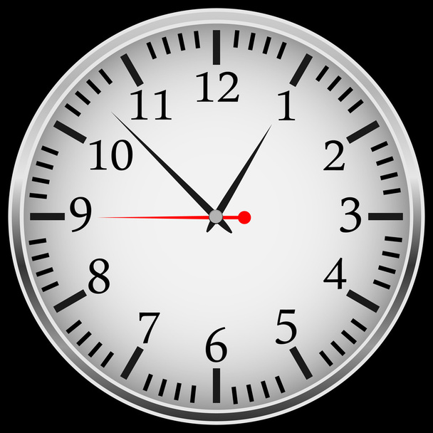 Un orologio meccanico moderno con numeri arabi
 - Vettoriali, immagini