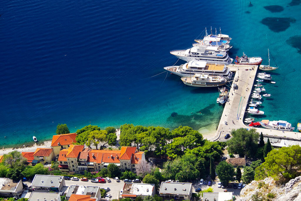 Aerioal view of Omis Resort in Croatia, Europe - Фото, зображення