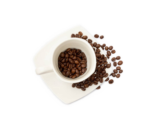φλυτζάνι καφέ απομονωμένο σε λευκό φόντο - Φωτογραφία, εικόνα