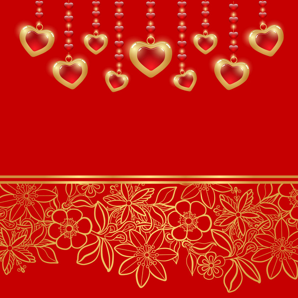 tarjeta de felicitación día de San Valentín. - Vector, Imagen