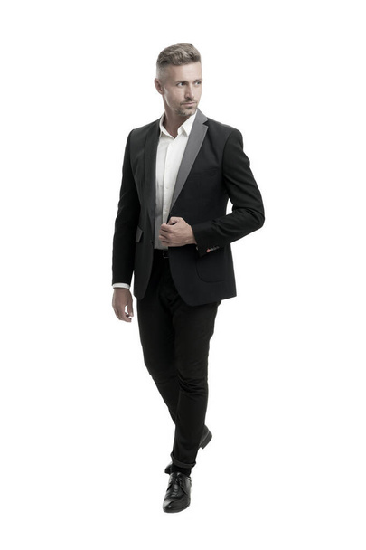 Believe in yourself. Successful businessman. Business man isolated on white. Professional man in formal style. Business dress code. Confident business coach and mentor. Business coaching services - Fotografie, Obrázek