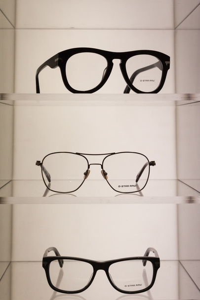 Glasses on display at Mido 2014 in Milan, Italy - Foto, Bild