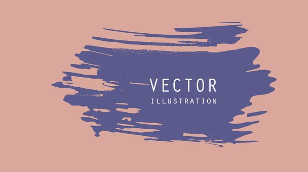 Abstract ink brush banners with grunge effect. Japanese style. Vector illustration - Διάνυσμα, εικόνα