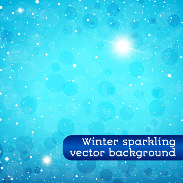 Winter abstract background - Vector, Image