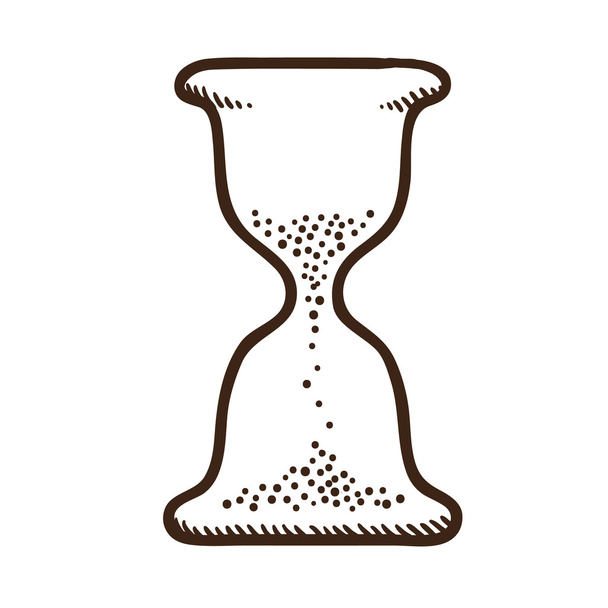 Hourglass symbol. - ベクター画像