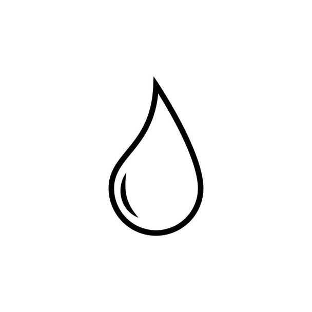 agua gota logotipo plantilla vector ilustración diseño - Vector, imagen