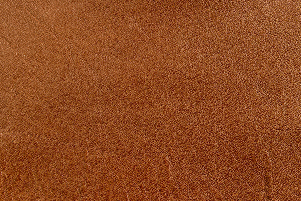 Brown leather texture as background - Photo, Image