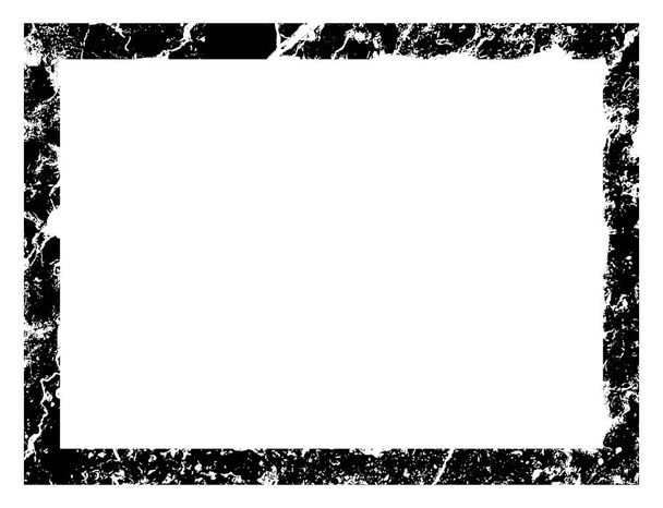 Мраморная рамка для фотографий в черно-белом цвете - Фото, изображение
