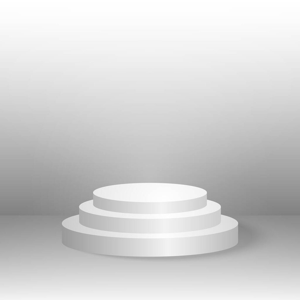podium, fond minimal, forme géométrique - Vecteur, image