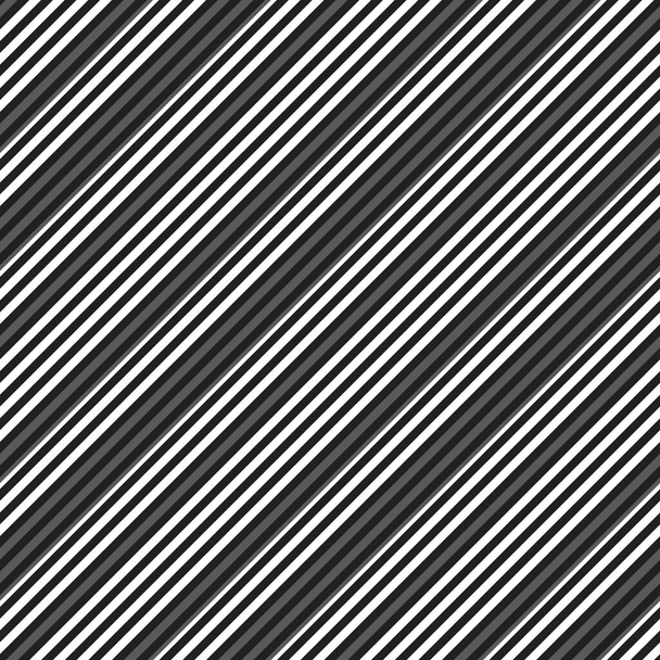 Fekete-fehér átlós csíkos varrat nélküli minta háttér alkalmas divat textil, grafika - Vektor, kép