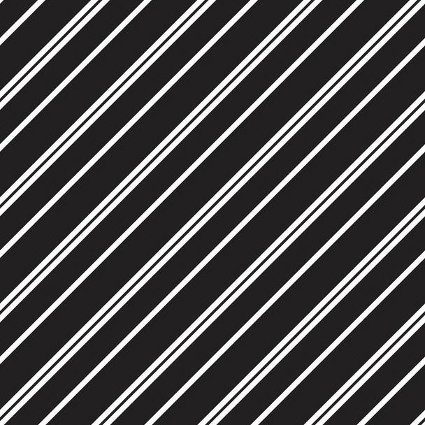 Zwart-wit diagonaal gestreepte naadloze patroon achtergrond geschikt voor mode textiel, graphics - Vector, afbeelding