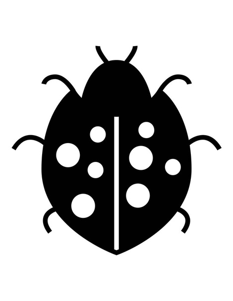bug icon vector illustration - Vector, Image