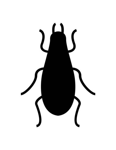 bug icon vector illustration - Vector, Image