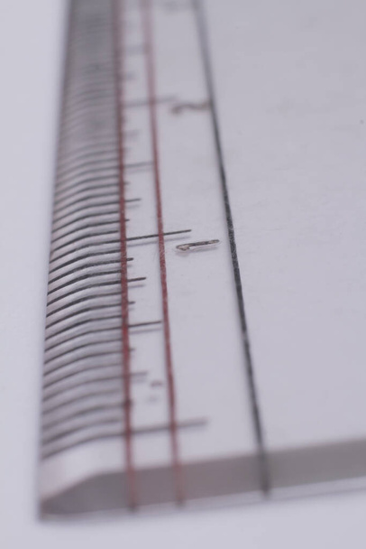 лінійка екстремальна крупним планом макро стокове фото
 - Фото, зображення